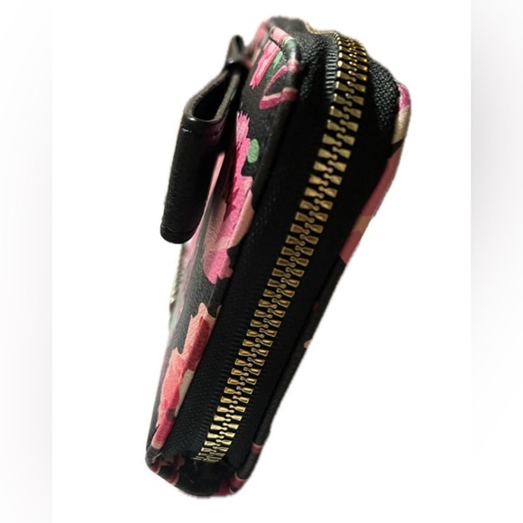 Juicy Couture ‘Pick Ur Petal’ Black  Wallet & Card Organizer, bow on front - Picture 11 of 13